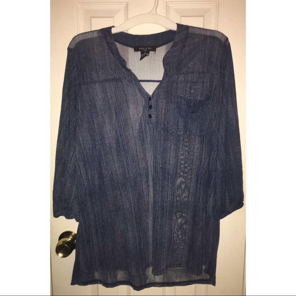 Adele & May Sheer Blouse